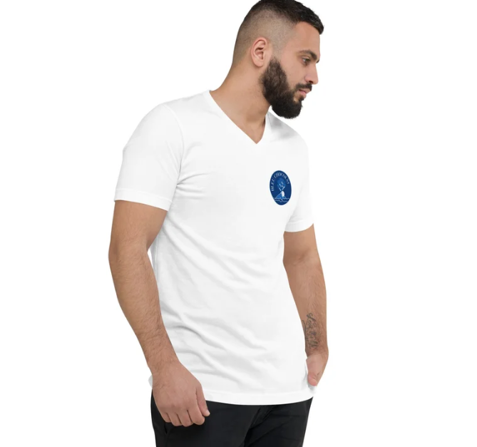 Chocolate Love & Happiness V-Neck Tee